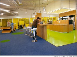 Trabajando en el googleplex